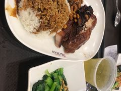套餐一油鸡拼叉烧-了凡香港油鸡饭面(大成店)