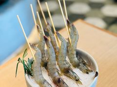 鲜活基围虾-椰子不语 椰子鸡火锅(淮海店)