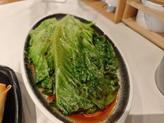 白灼生菜-馋三尺蟹粉小笼(人民广场店)