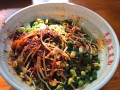 油泼面-手擀菠菜面(西康路店)