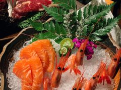 甜虾刺身-黑牛の店·和牛烧肉(合生汇店)