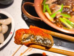 油炸臭豆腐-京韵胡同·酱香羊蝎子火锅涮肉(长寿路店)