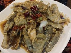 辣炒蛏子-老谭虾王蟹皇·龙虾·烧烤(蝴蝶湾店)