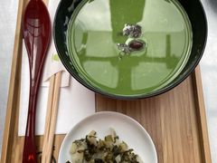 温抹茶ミルケ白玉ぜんざい-中村藤吉(本店)