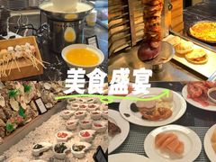 -广州万富希尔顿酒店·感趣自助餐厅·金秋蟹宴生蚝海鲜刺身烧烤