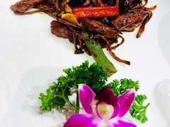 茶树菇焗牛柳-江南韵·无锡太湖文化体验餐厅(凤凰天街店)