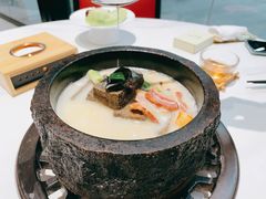 砂锅自制黑豆腐-富淳饭店(陆家嘴保利广场店)