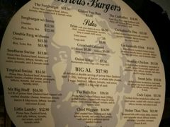 菜单-Fergburger(皇后镇店)