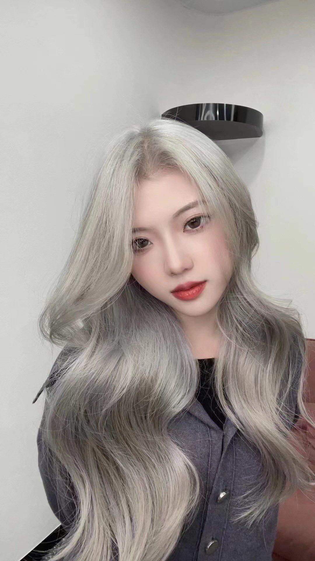 潮色不挑人黄皮,白皮都适合#奶奶灰 「加颜造型烫染接发(保利樾广场店