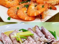 白灼鱿鱼筒-乡味海鲜农家菜·巽寮土窑鸡(地道美食店)