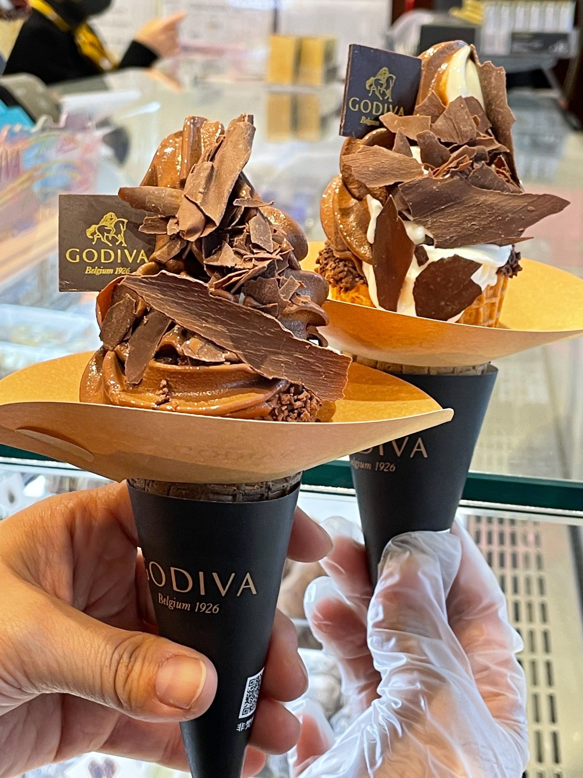 在北京终于吃到了歌帝梵经典软冰淇淋.