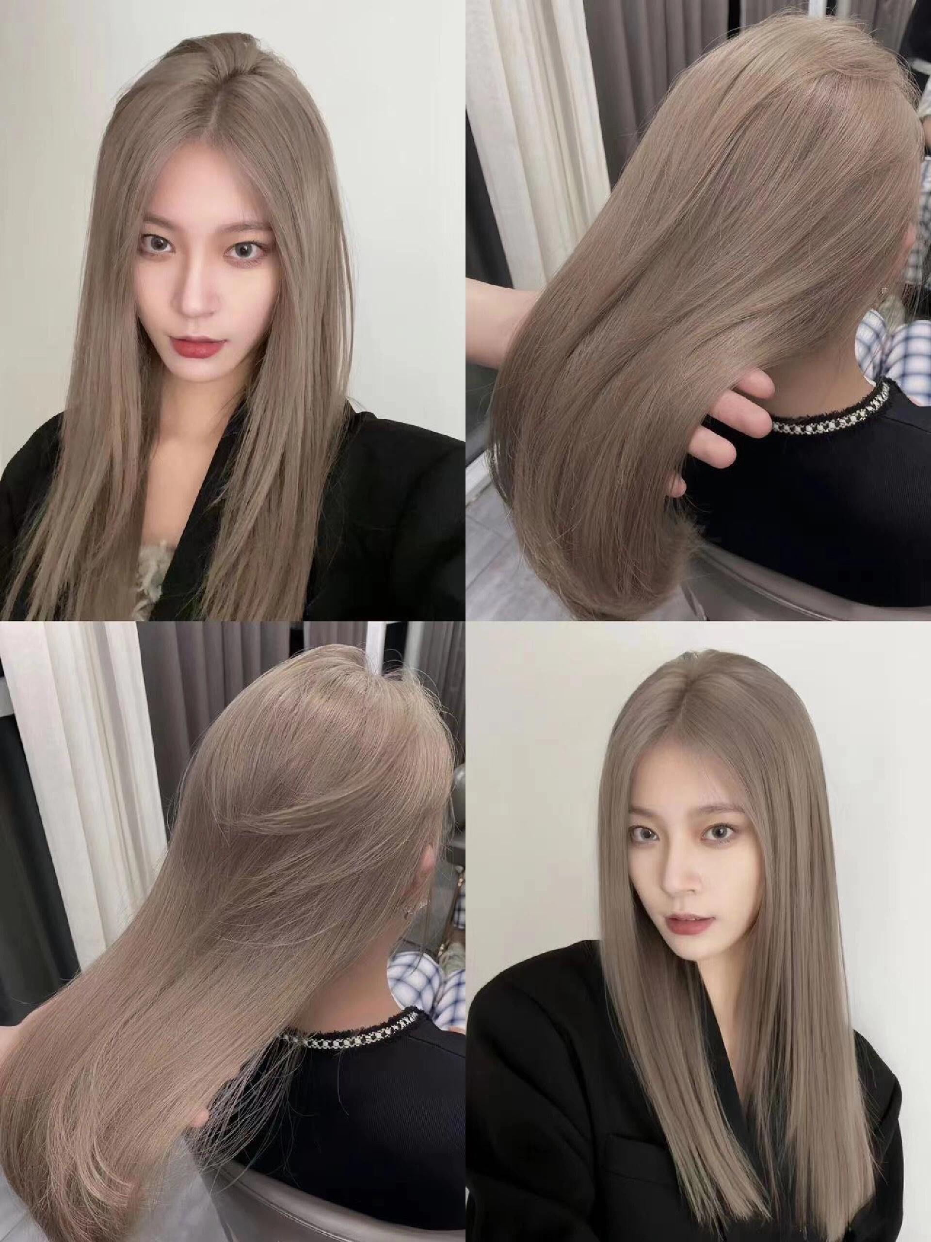angelababy 同款 2024流行发色