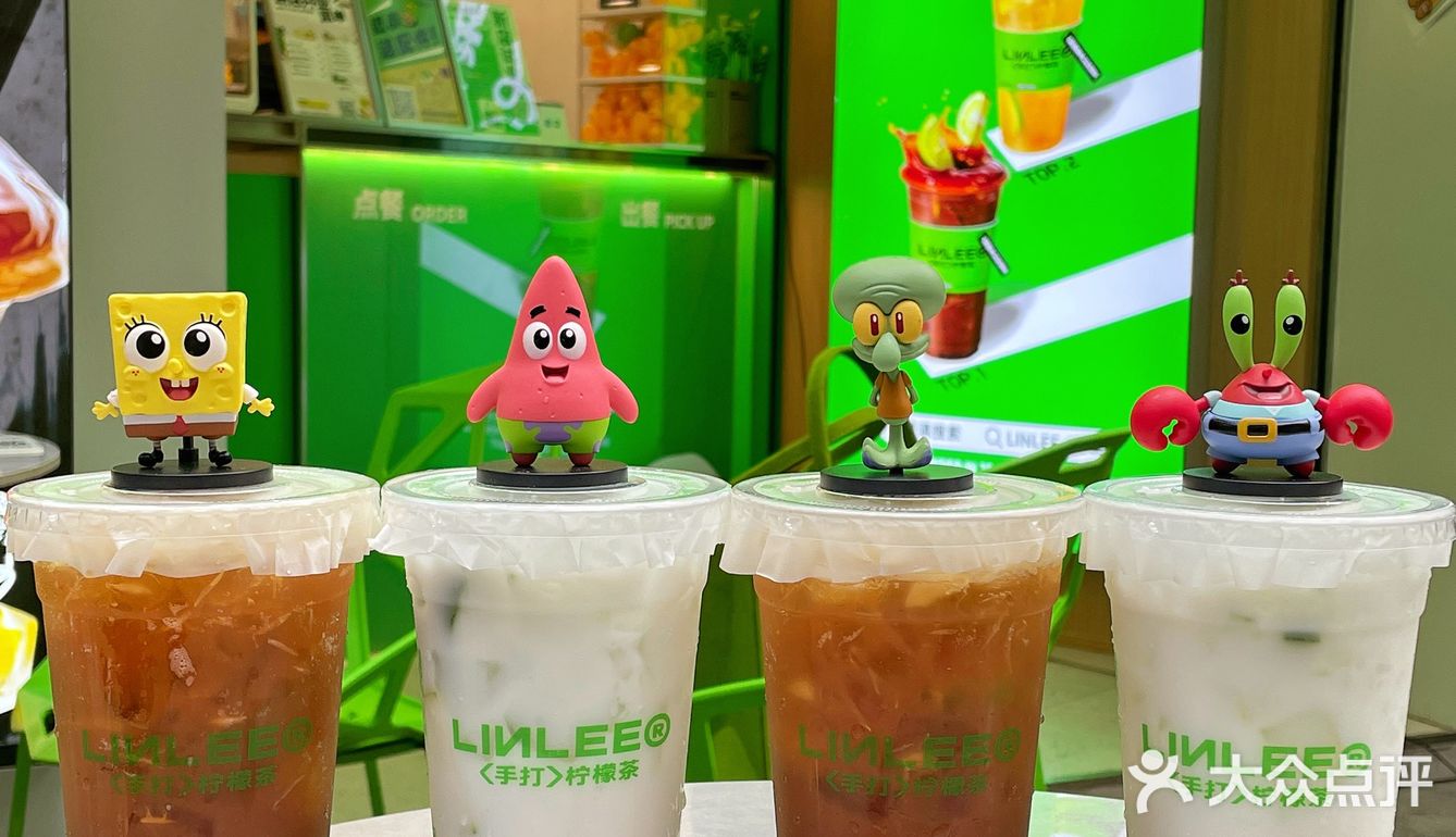 救命！我竟然为了海绵宝宝买柠檬茶🧽🥤

