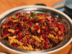 独家招牌牙签肉-老九巷川小馆(万松园店)