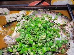 鲜青椒烤鱼-探鱼·鲜青椒爽麻烤鱼(银泰城店)
