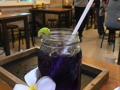 -蝶豆花蓝面条