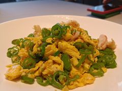 青椒鸡蛋炒虾仁-徐记海鲜·家宴(南油永新汇店)