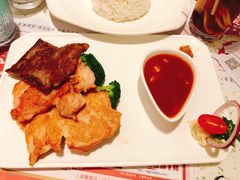 美式大什扒餐(茄汁)-新宝餐厅(流塘店)
