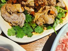 温拌羊脑-義聚德·清真铜锅涮羊肉·烧烤(河东店)