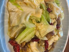 牛心菜炒油渣-树厨贵州菜(铜仁花果山店)