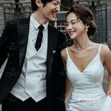 胶片质感集体婚照，幸福需要他人的见证