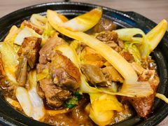 烧鹅焖娃娃菜-周锦记广式餐厅(格林生活坊2期店)