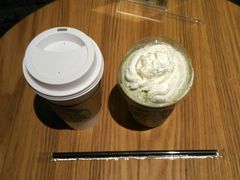 热巧克力+抹茶星冰乐-星巴克(南京大世界店)