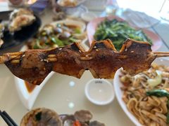 烤鱿鱼-覃记海鲜美食餐厅