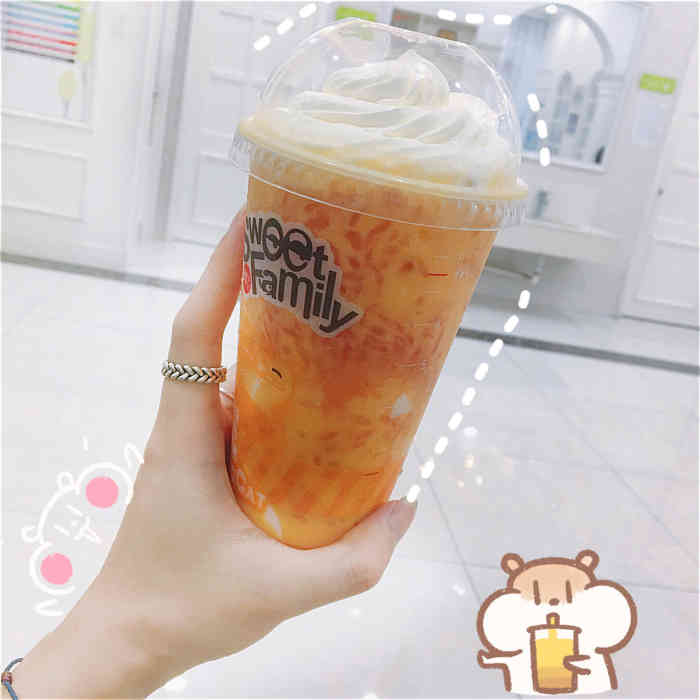 85度c(富阳宝龙店)-"富阳的老面包店了「海岩奶绿」从高中的时候.