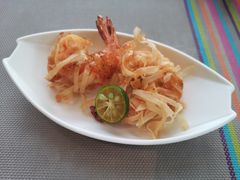 酥炸金丝黑虎虾-解放碑威斯汀酒店-知味国际美食餐厅