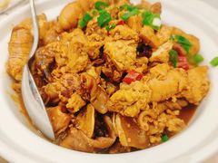 砂锅鱼杂烧豆腐-长白山国际酒店中餐厅