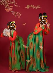 -后宫·古装汉服京剧儿童亲子全家福摄影