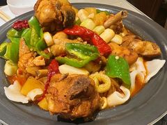 新疆大盘鸡-新疆巴州金丝特餐厅(大钟寺店)