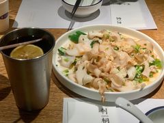秋葵浸螺片-宋小谨·泉州菜(西沙湾店)
