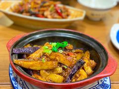 鱼香茄子煲-满园烤鸭·春饼(太原街万达店)