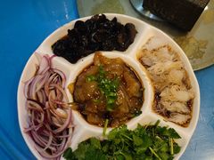 捞汁海蛰-金杏·粘卷子 烤鸭 农家菜