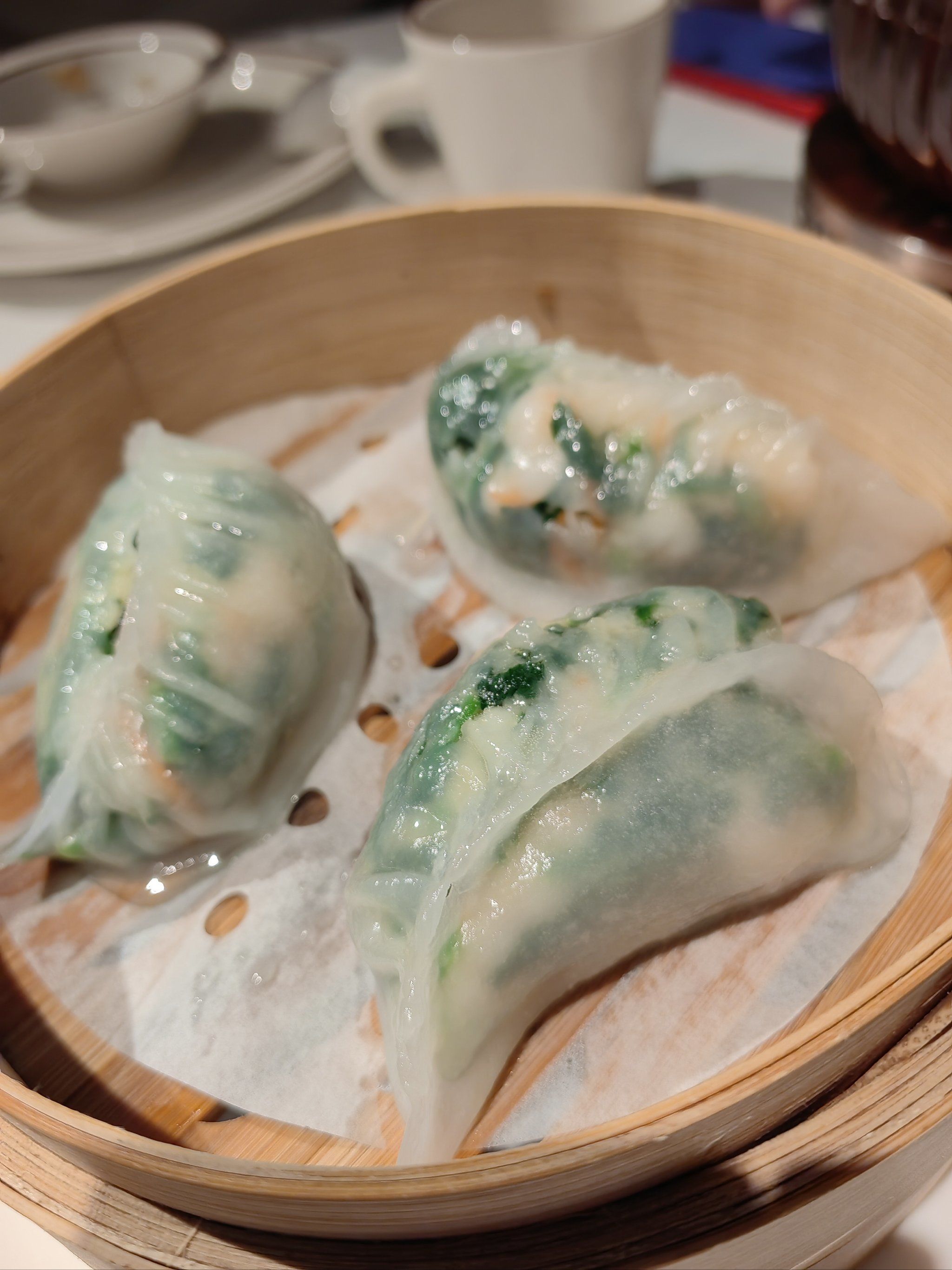 菠菜虾饺q弹饱满,清香鲜甜!墙裂推荐