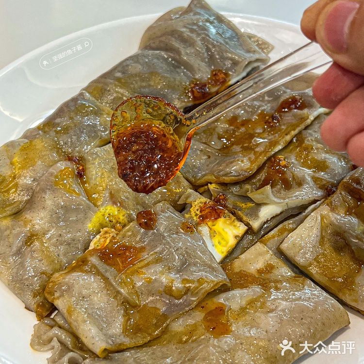 在深圳，吃到一种很新的肠粉！！！