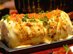 焗烤芝士三文鱼卷-越光米贩精致料理餐厅(金鹰店)