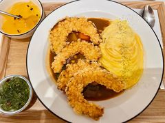 玉米片炸南瓜-池奈·日式咖喱蛋包饭(南京新街口中央商场店)