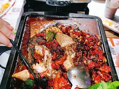 -探鱼·鲜青椒爽麻烤鱼(天河优托邦店)