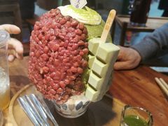 抹茶红豆雪花冰-楠火锅(哈尔滨金爵万象店)