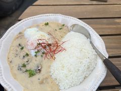 牛肝菌白汁玉子意面-CowCow其其·牛杂咖啡公司(六运店)