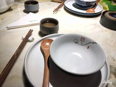 餐具摆设-绿茶餐厅(成都大悦城店)
