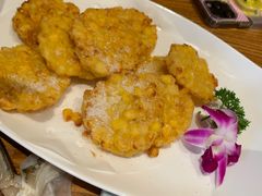 农家香甜玉米烙-芳草地度假酒店·野炉中餐厅