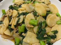 青菜肉丝年糕-红灯笼龙凤饭店(宁波老字号店)
