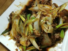 葱爆羊肉-新月斋(豆瓣胡同店)