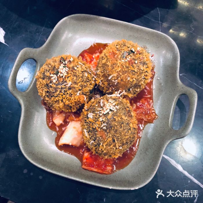 KCOOKING概念韩餐(世茂52+店)墨鱼芝士饭团图片
