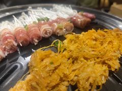 -明洞阿姨·韩式酱蟹烤肉·创意料理(三元桥店)