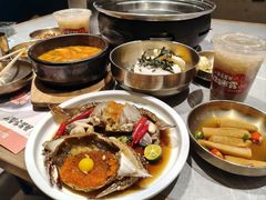 -草家酱蟹炭火烤肉店(珲春南路一店)